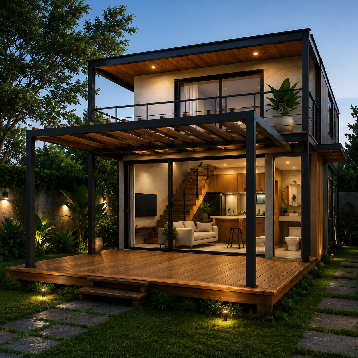 PERGOLADO DUPLEX 48m²