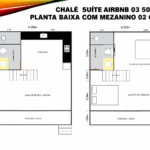 Planta Chalé Suíte Airbnb 03