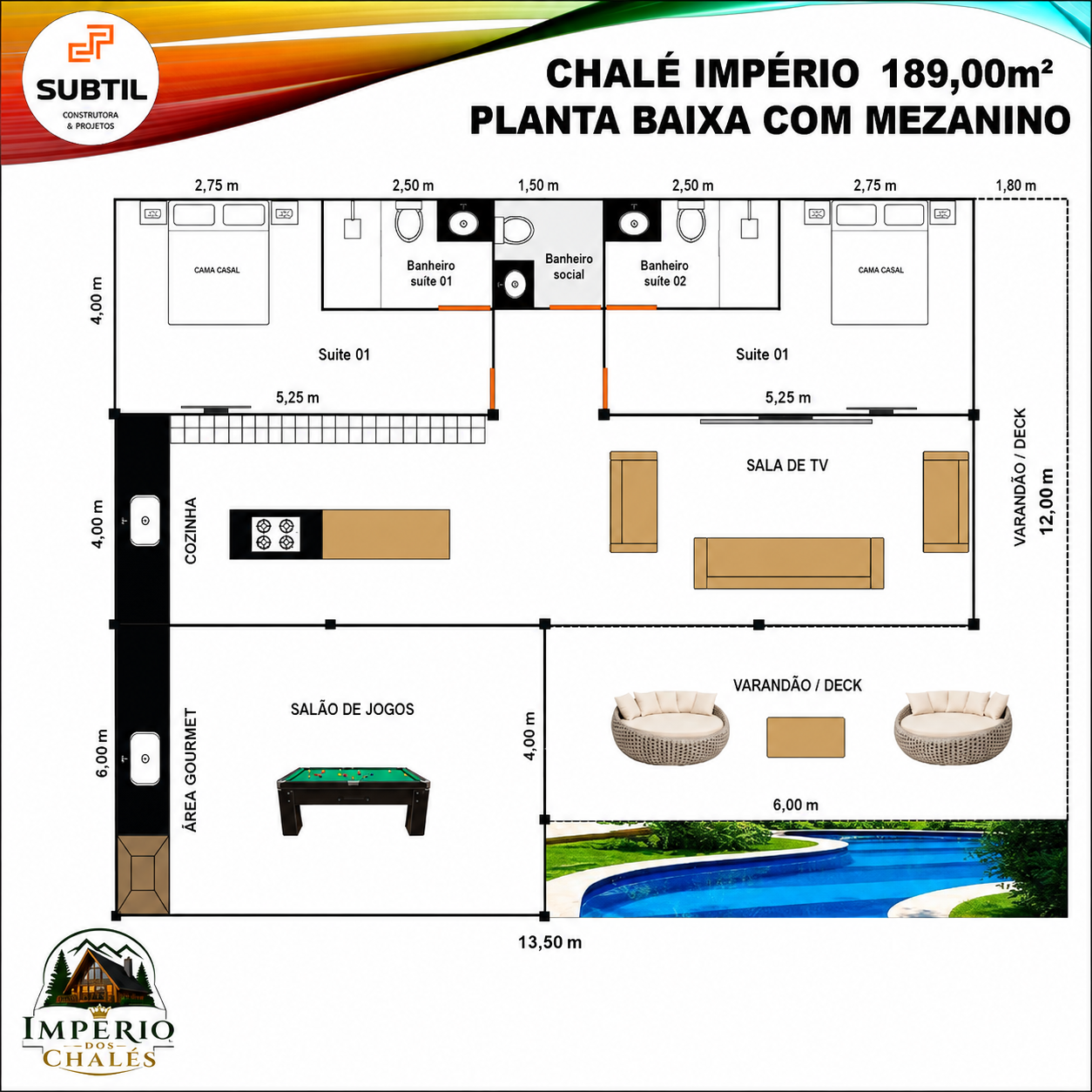 Planta baixa Casa Império