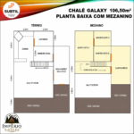 Planta baixa Chalé Galaxy