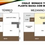 Planta baixa Chalé Monaco
